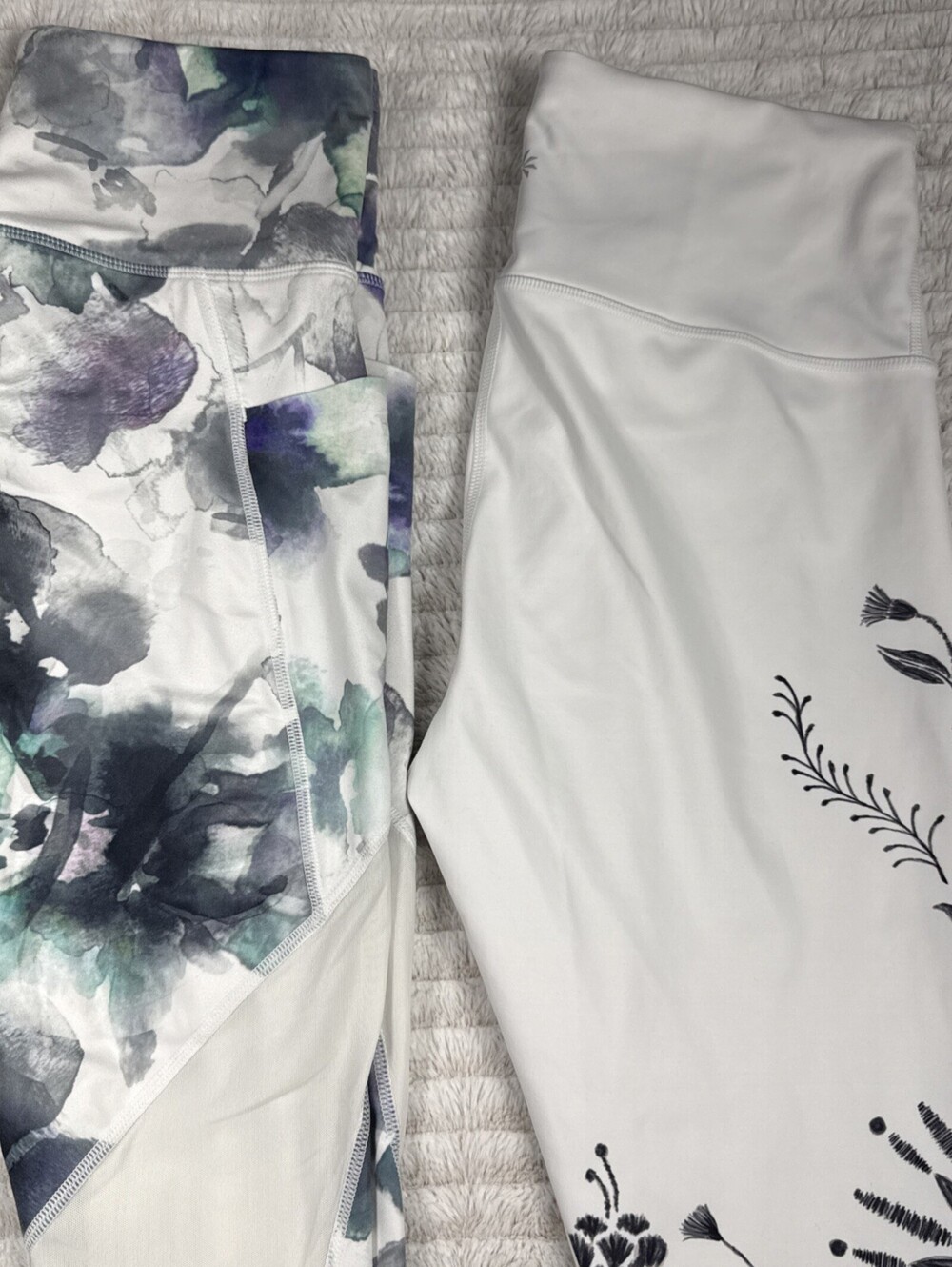Athleta Women’s Jeggings Legging Lot Of 3 Size Small Floral Striped Tie Dye NICE